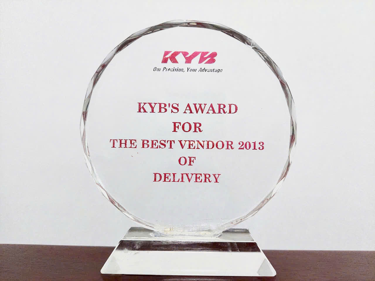 Best Vendor 2013 KYB
